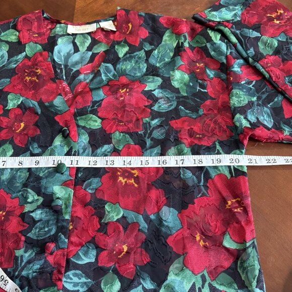 VTG 90s Victorias Secret Women Nightshirt Pajamas Sz S Gold Label Sheer Textured - Picture 8 of 15